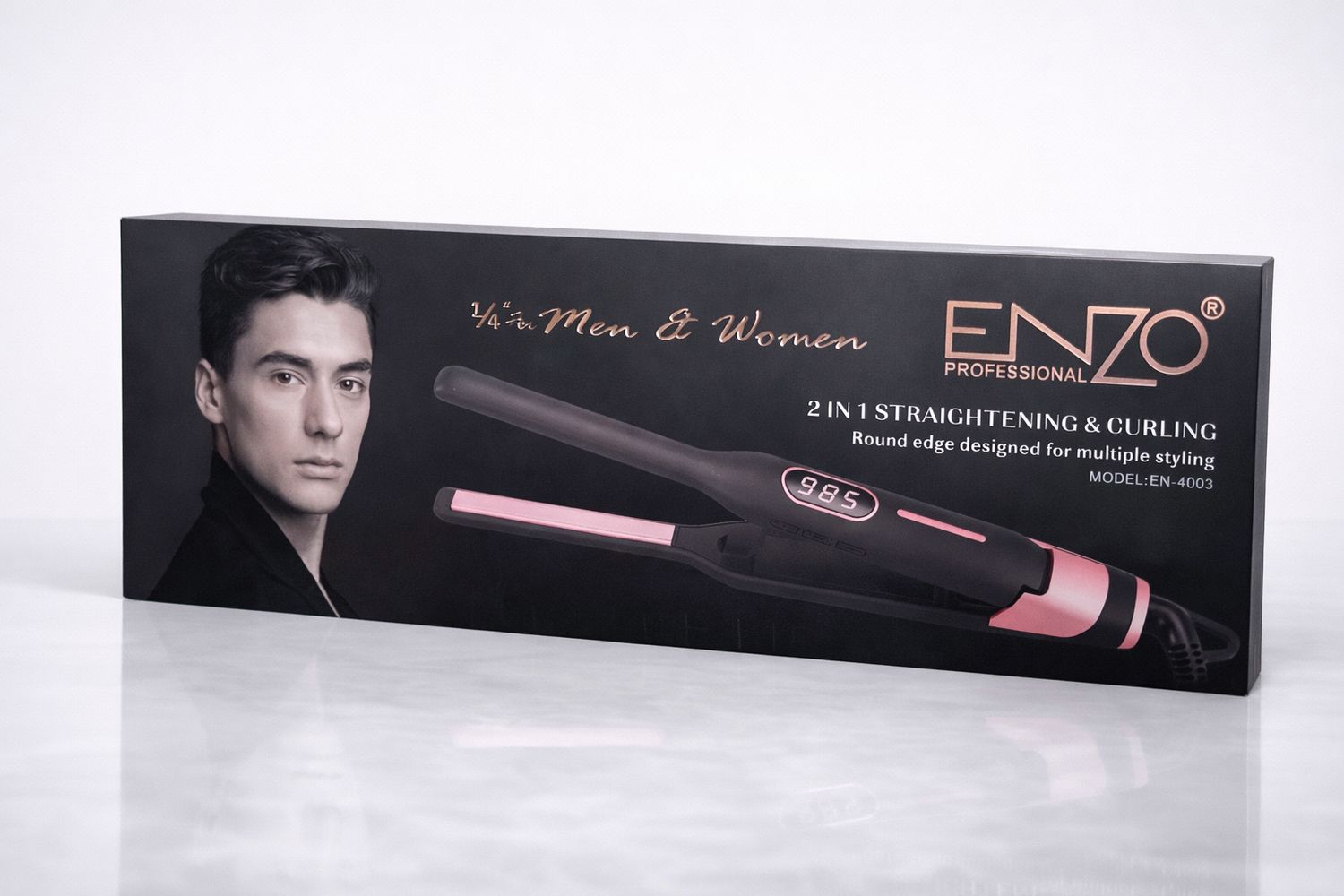 1/4” Enzo Dolphin Flat Iron