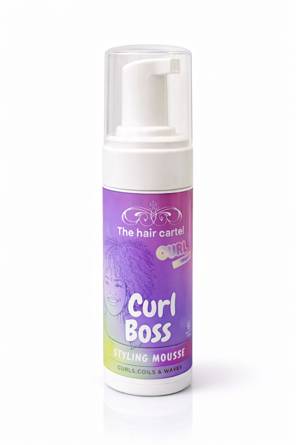 200ml Curl Boss Styling Mousse