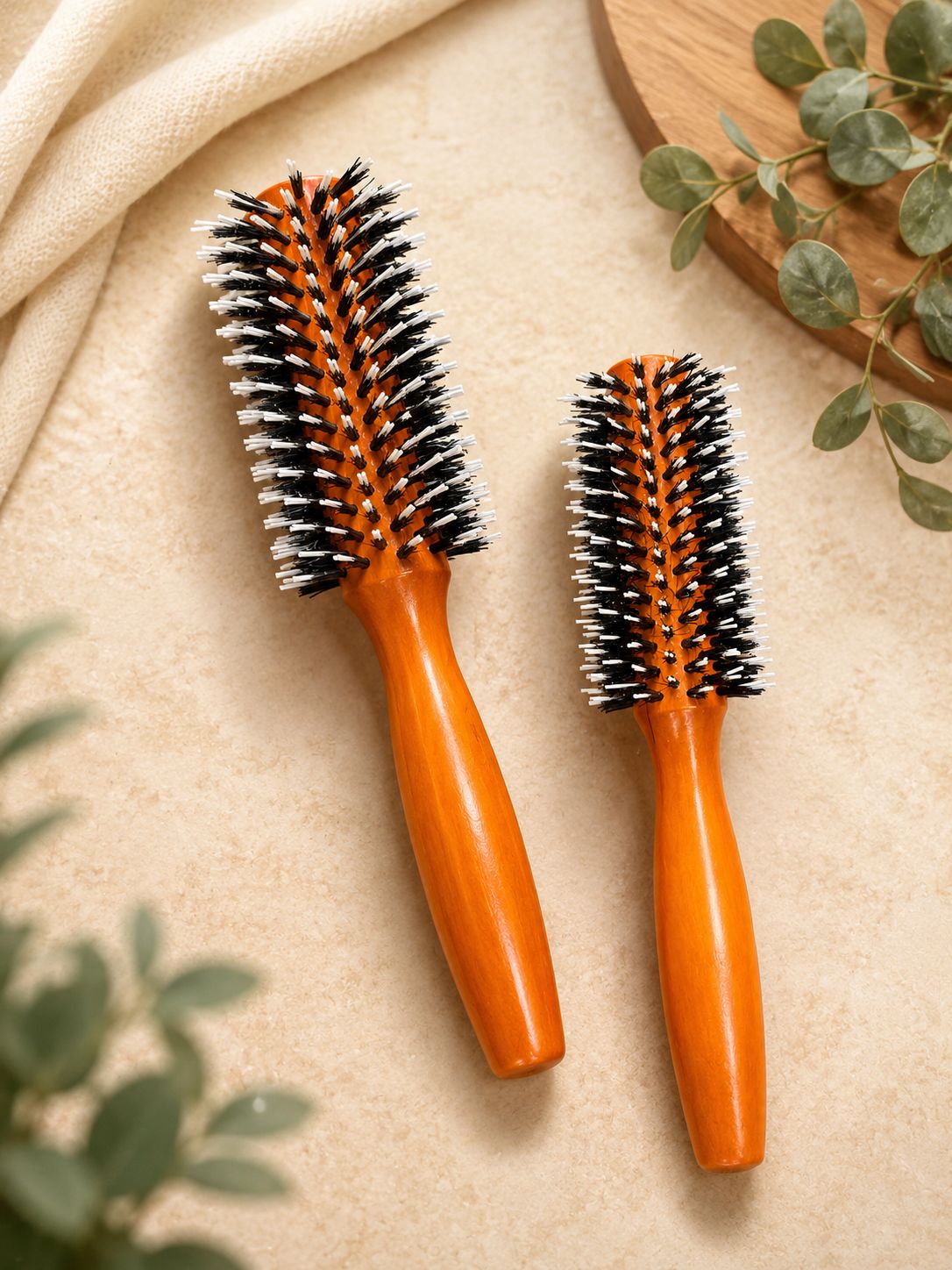 Wooden Blow Dry Brush