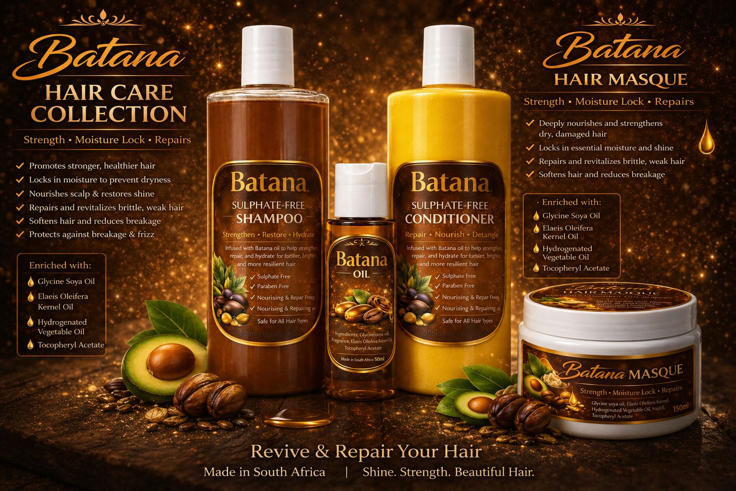 5x 4pc Batana Combo Bulk Box