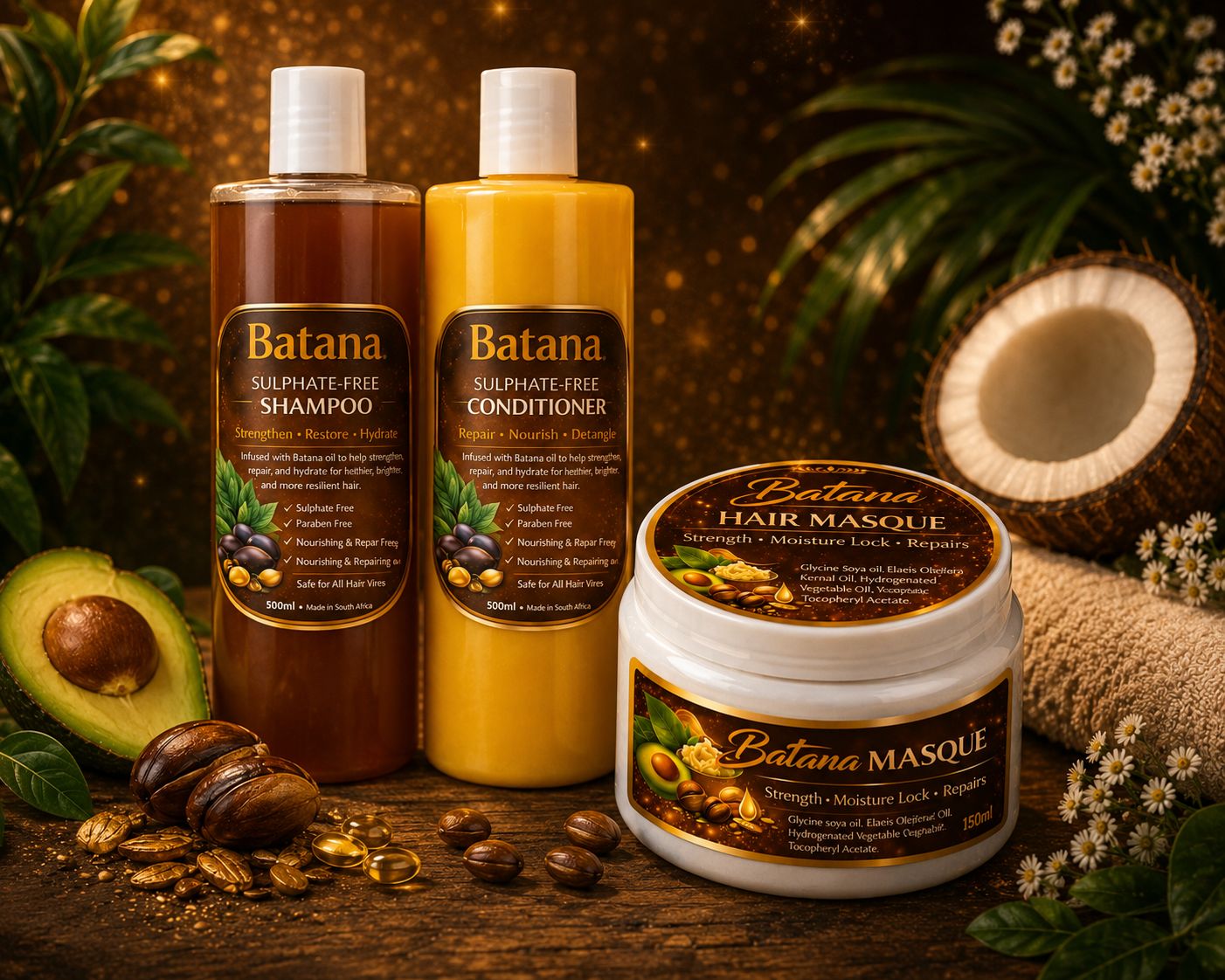 10x 3pc Batana Masque Combo Bulk Box