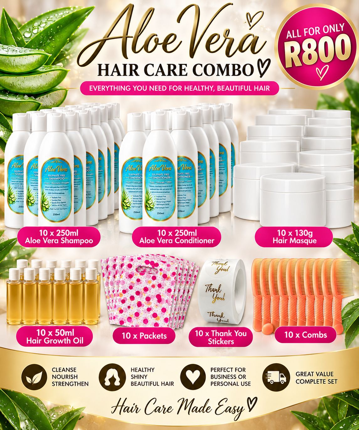 Aloe Vera Hair Care Combo Aloe Vera Hair Care Combo