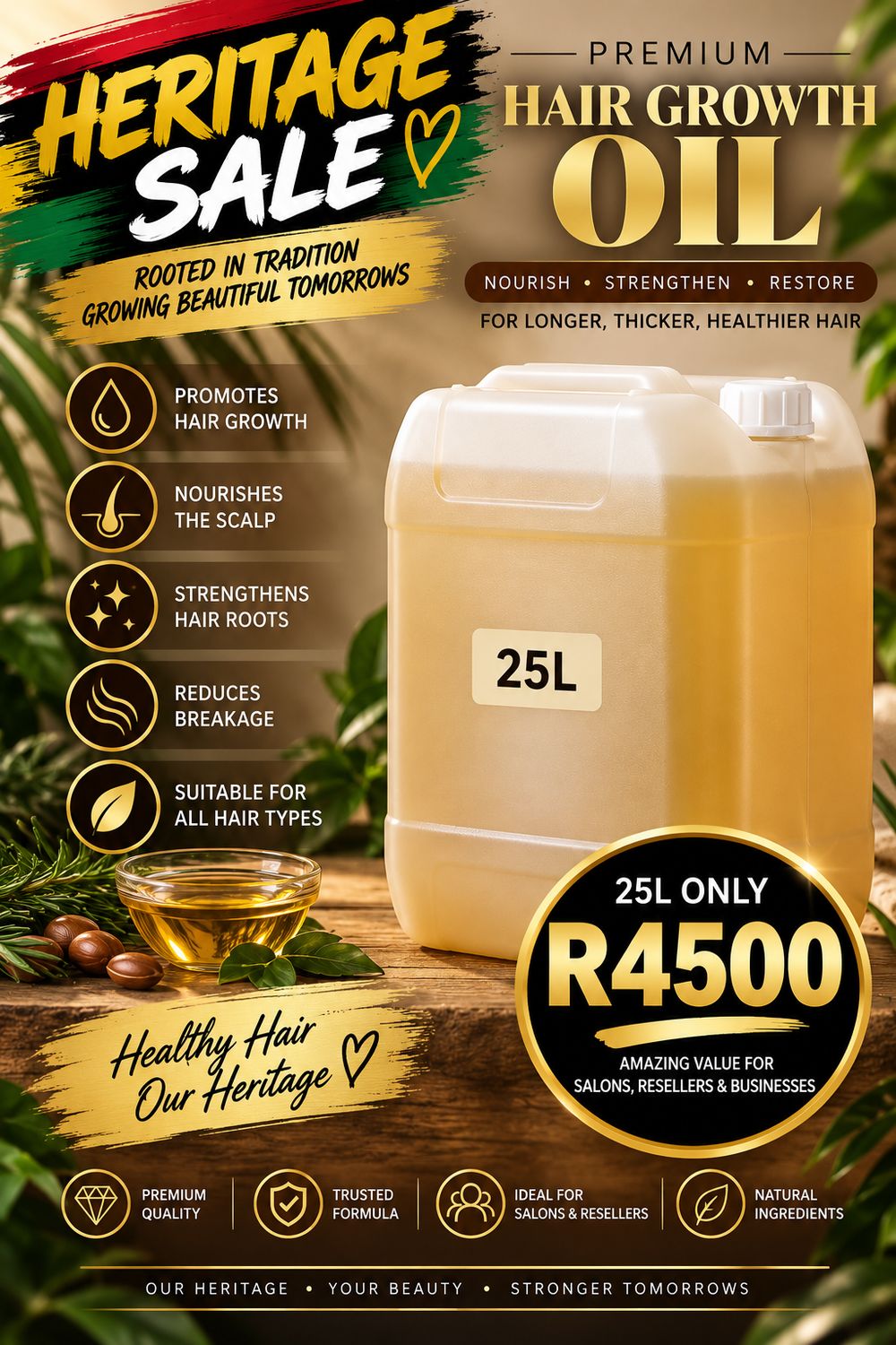 25L Premium Hair Growth Oil 25L Premium Hair Growth Oil