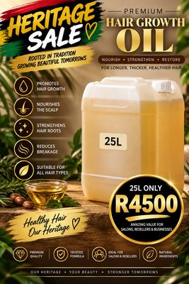 25L Premium Hair Growth Oil 25L Premium Hair Growth Oil