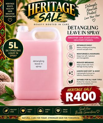 5L Detangling Leave-in Spray 5L Detangling Leave-in Spray