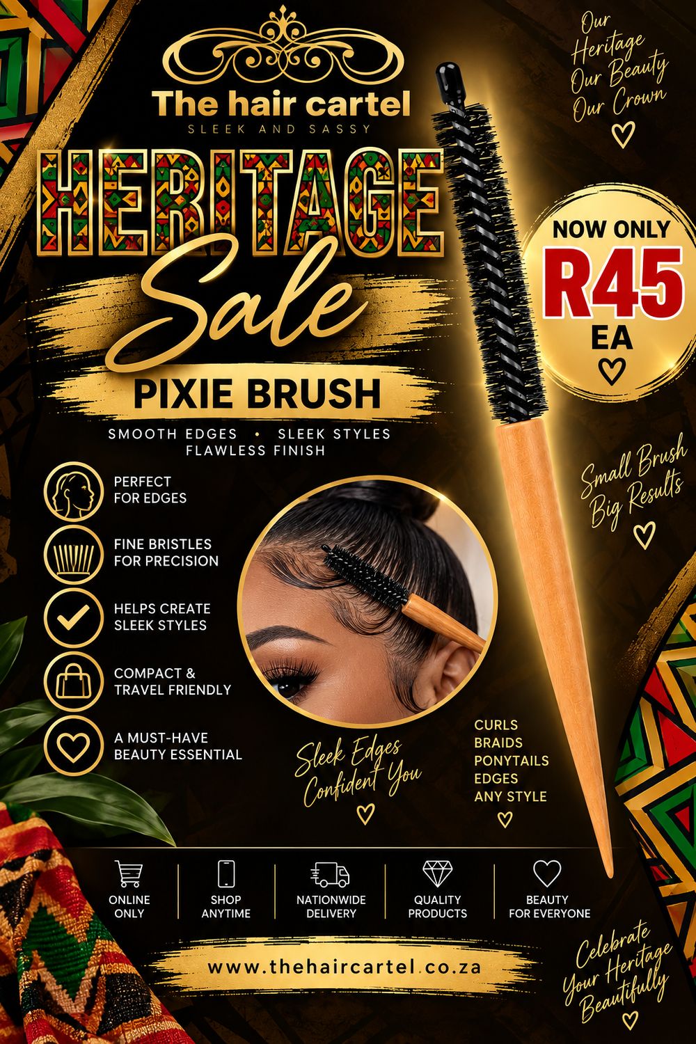 Pixie Blow/styling Brush