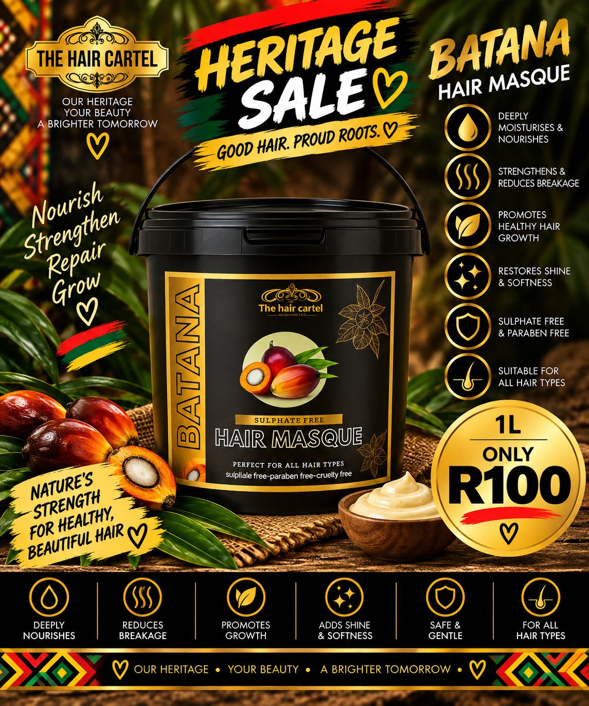 1L Batana Hair Masque