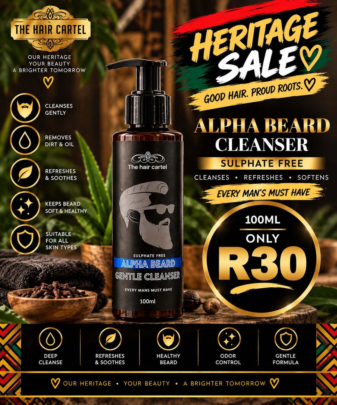 100ml Alpha Beard Wash 100ml Alpha Beard Wash