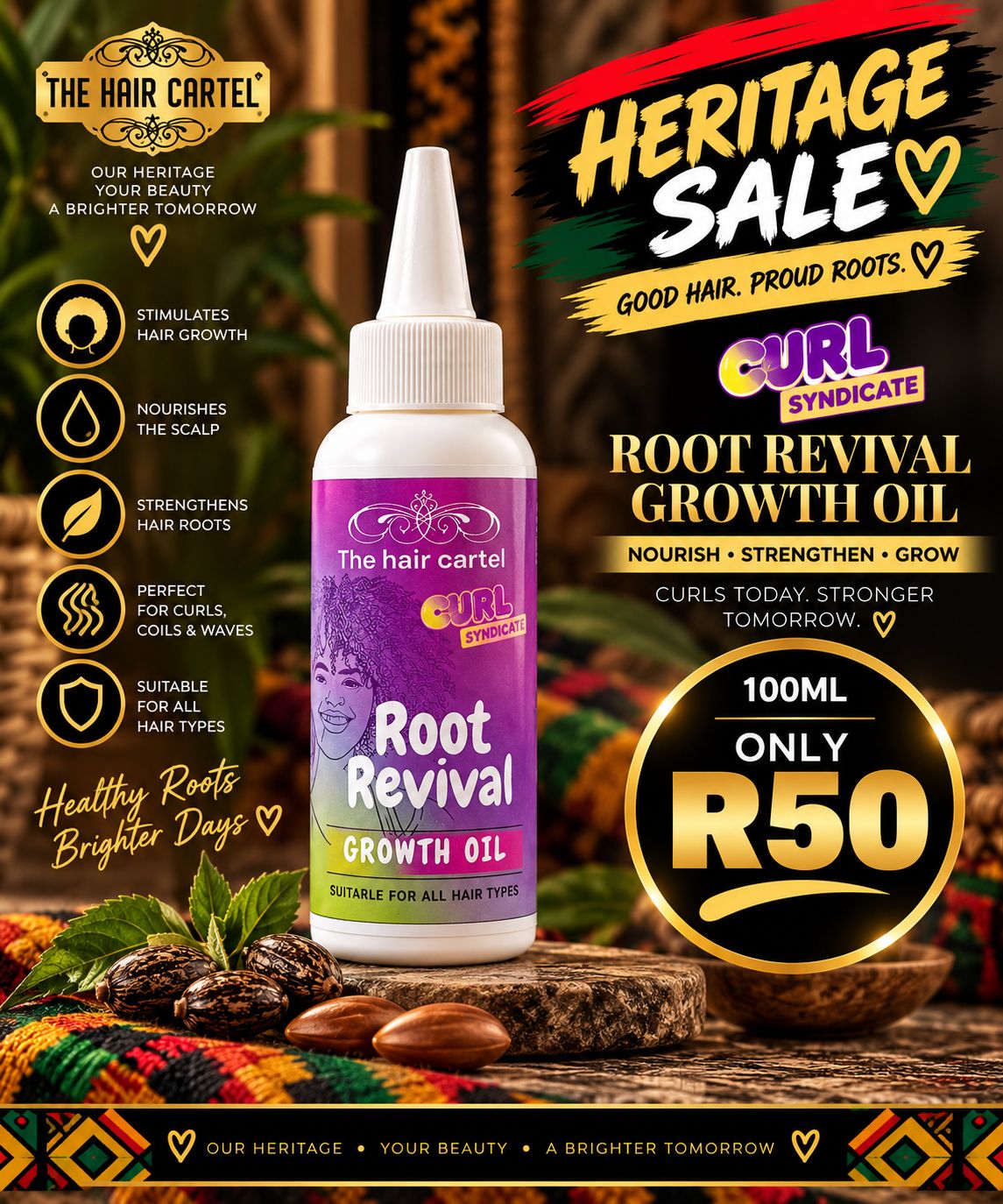 100ml Root Revival Oil
