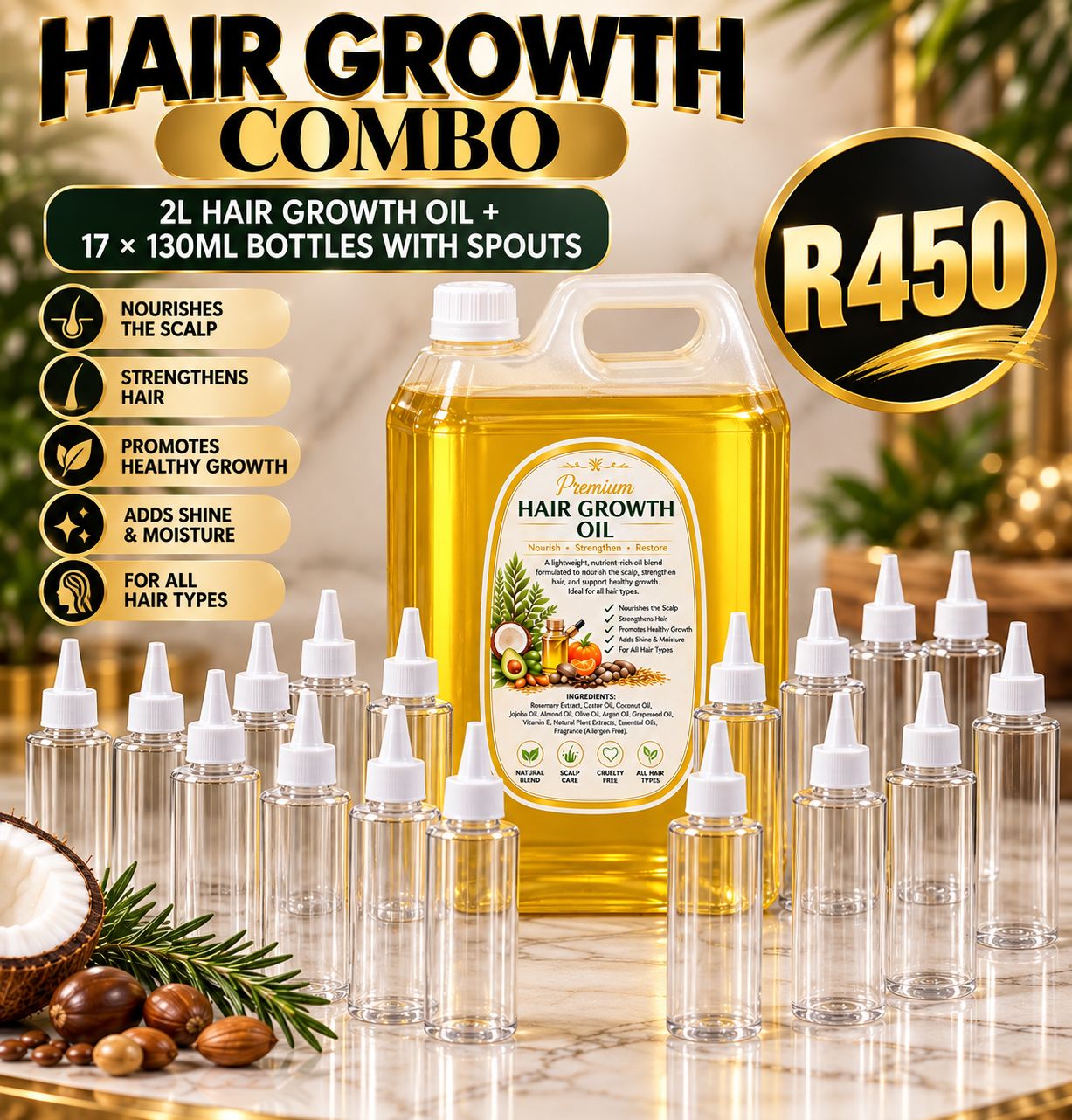 2L Hair Growth Business Kit Combo