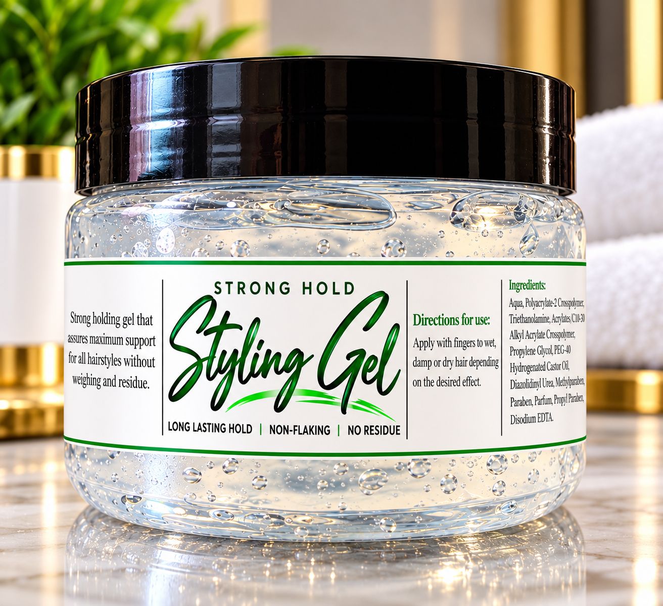 250g Strong Hold Styling Gel