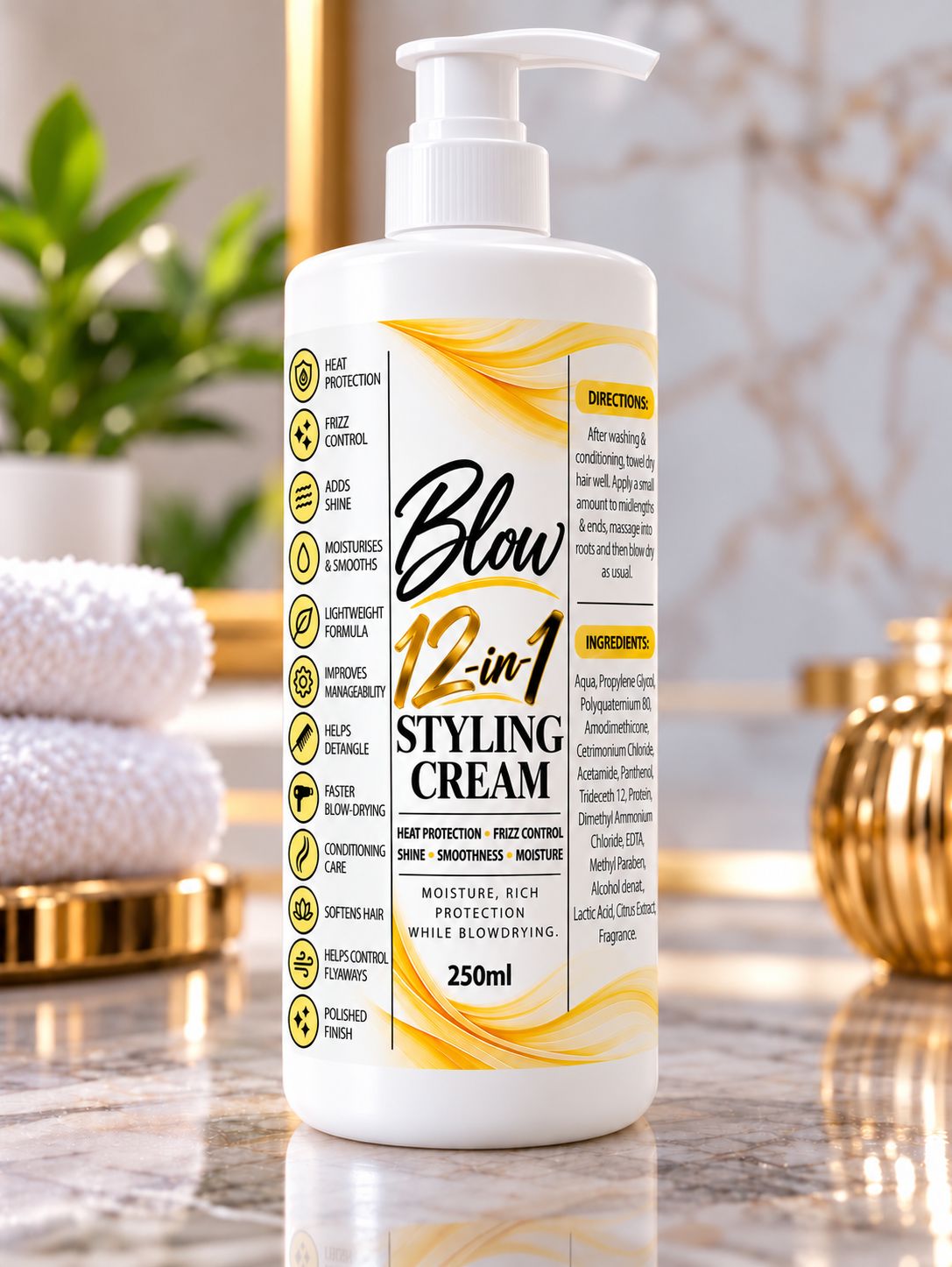 250ml 12in1 Blow Protect Styling Cream