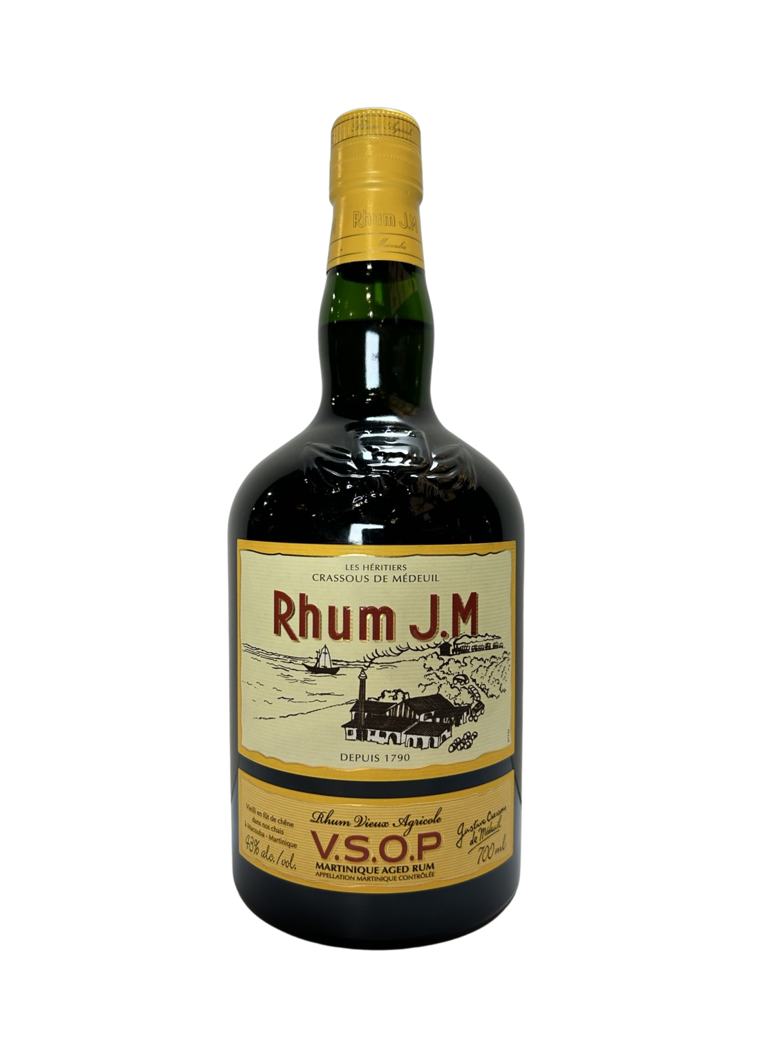 Rhum J.M, Rhum Vieux Agricole VSOP 700 mL