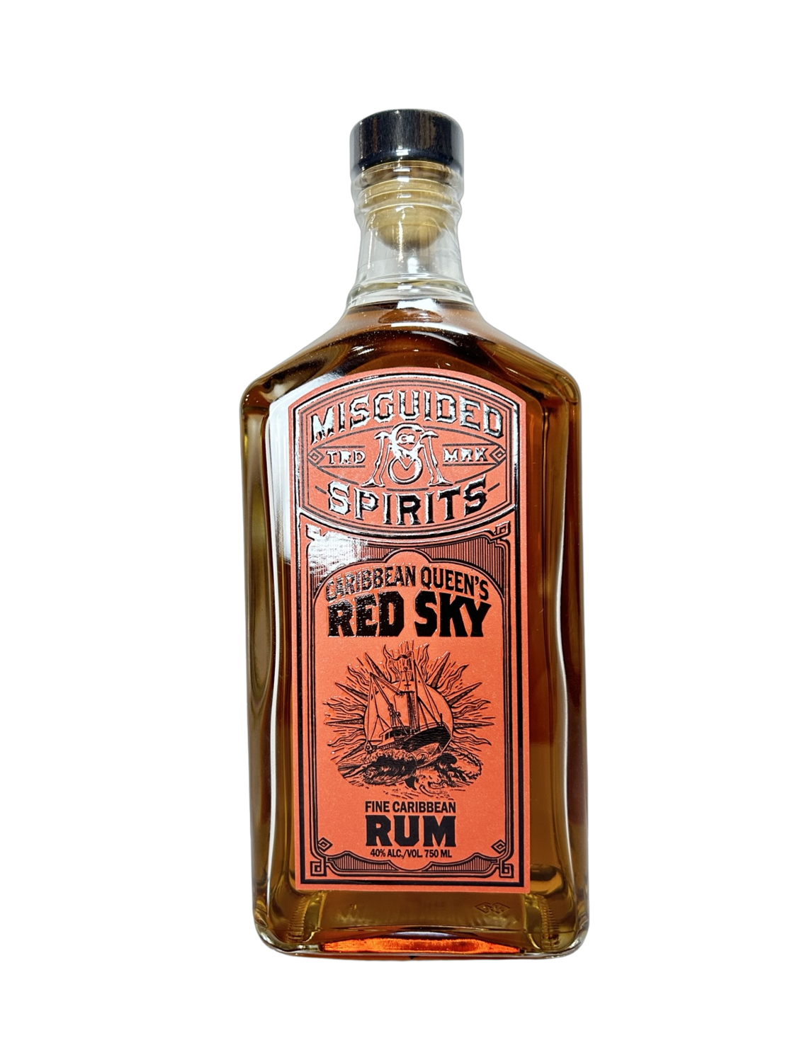 Misguided Spirits Caribbean Queen’s Red Sky Rum 750 mL