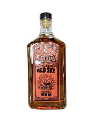 Misguided Caribbean Queen’s Red Sky Silver Rum 750ML