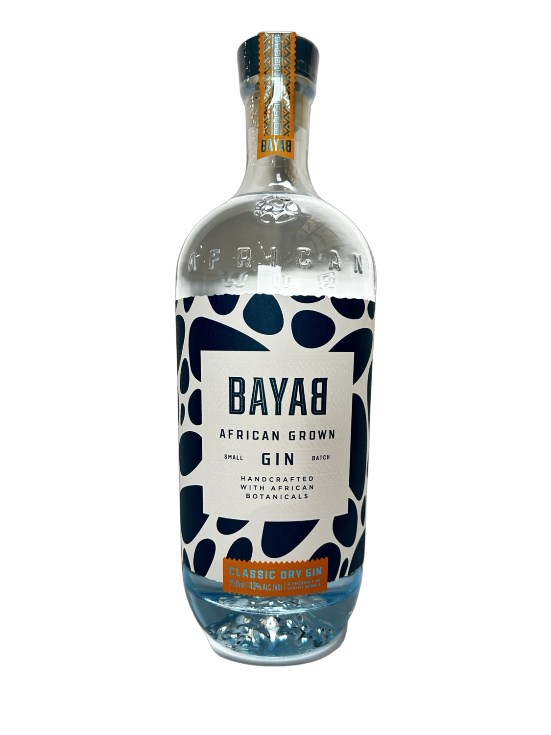 Bayab African Grown Gin Classic Dry 750ML