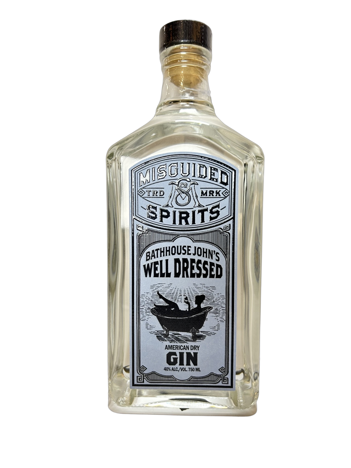 Misguided Bathhouse John’s Well Dressed Gin 750ML
