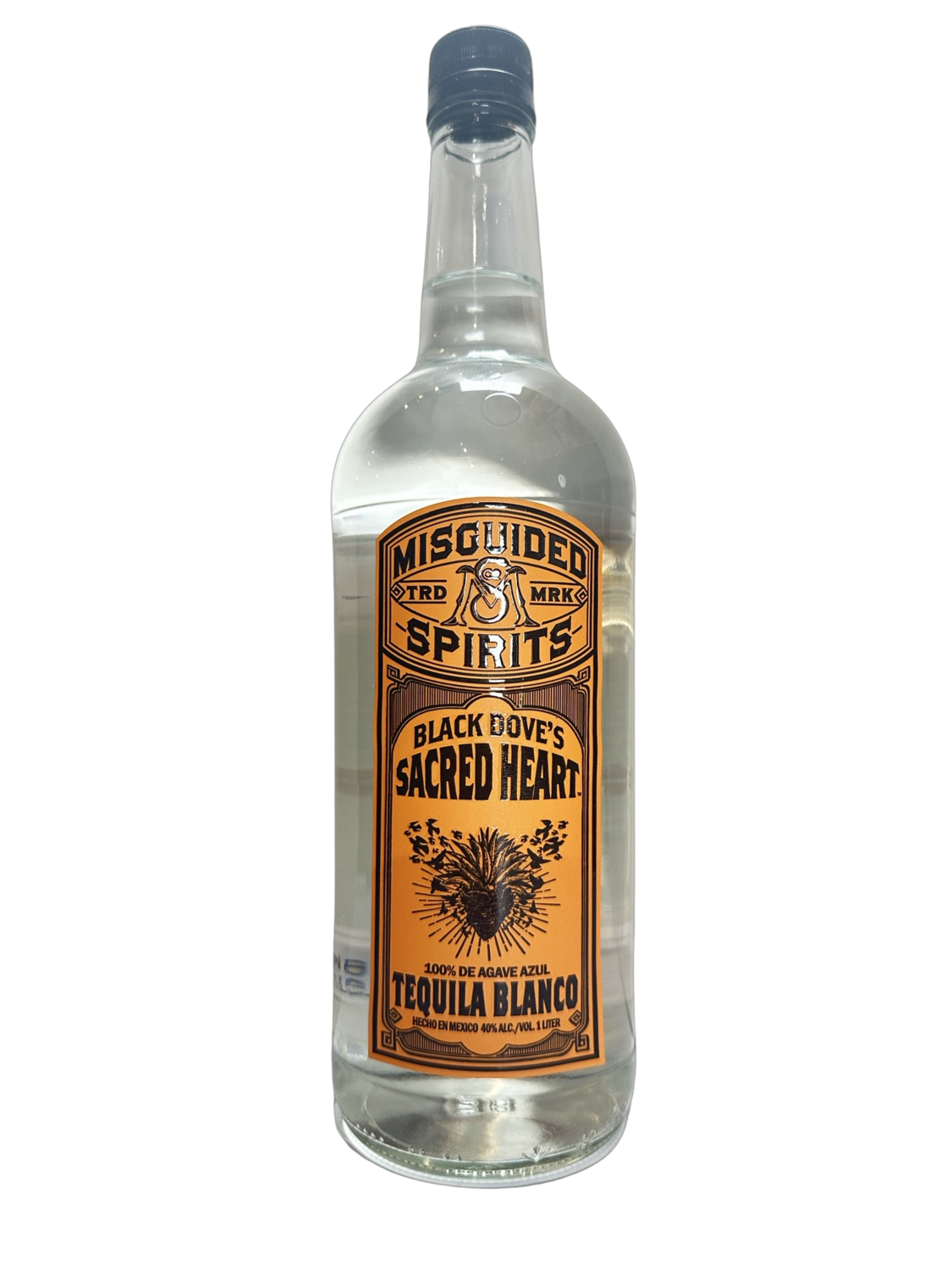 Misguided Black Dove’s Sacred Heart Tequila Blanco 1L