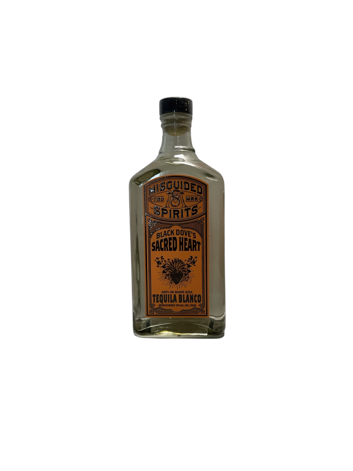 Misguided Black Dove’s Sacred Heart Tequila Blanco 750ML
