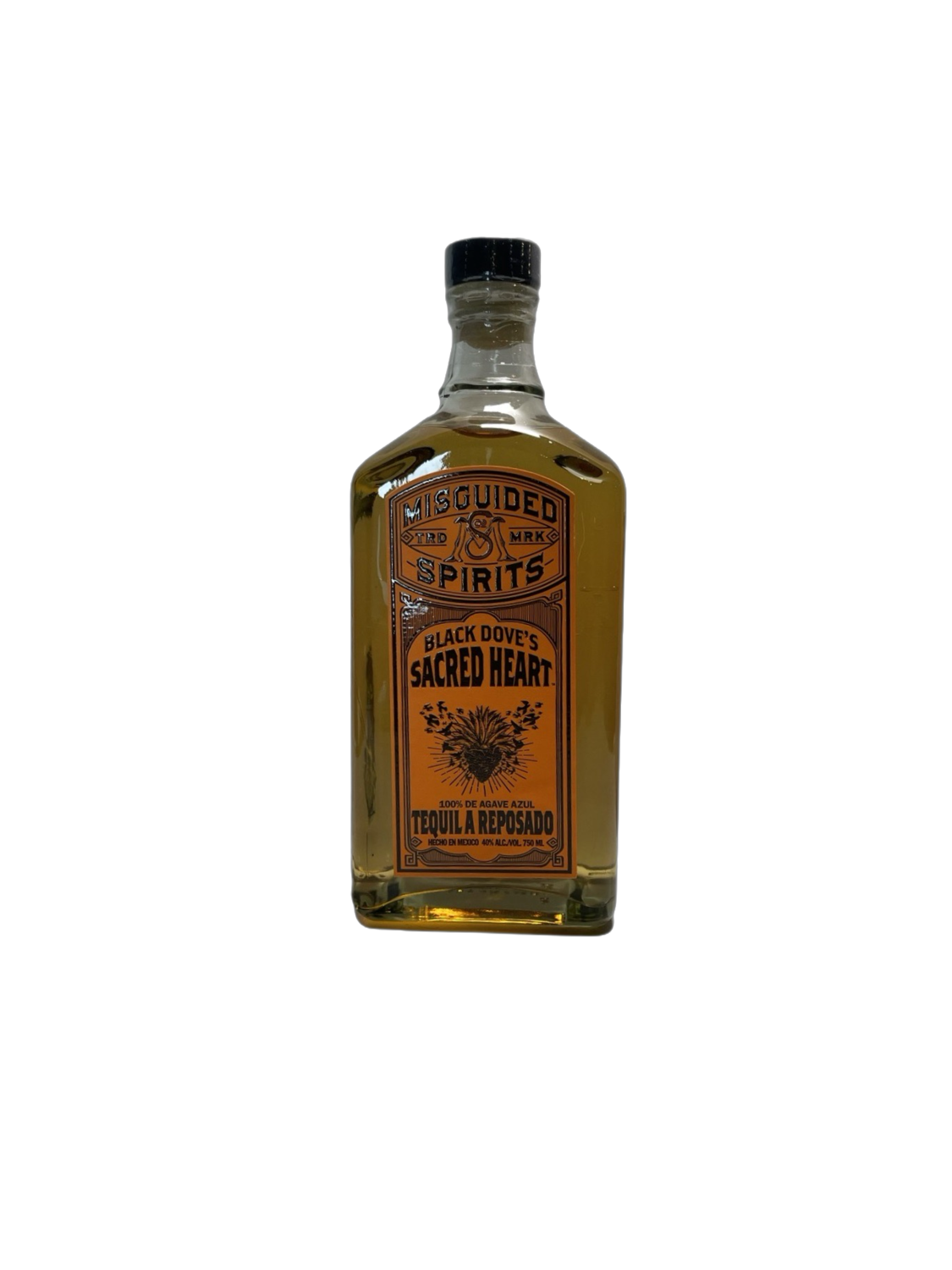 Misguided Black Dove’s Sacred Heart Tequila Reposado 750ML