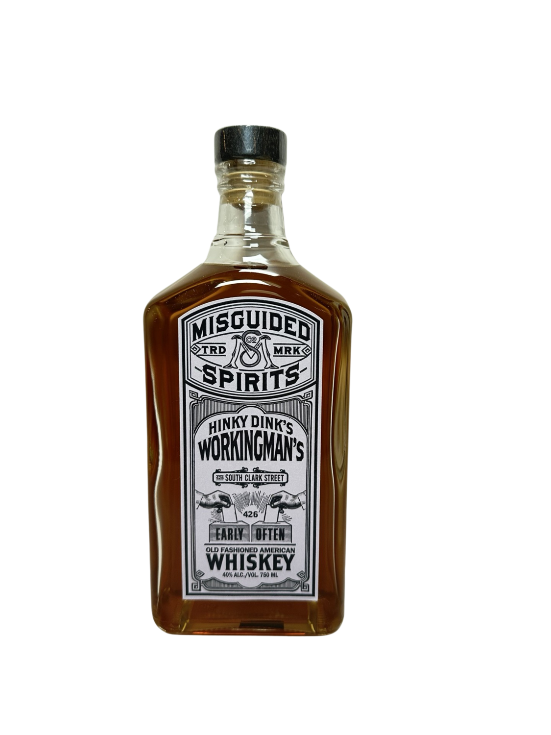 Misguided Hinky Dink’s Workingman’s Whiskey 750 mL