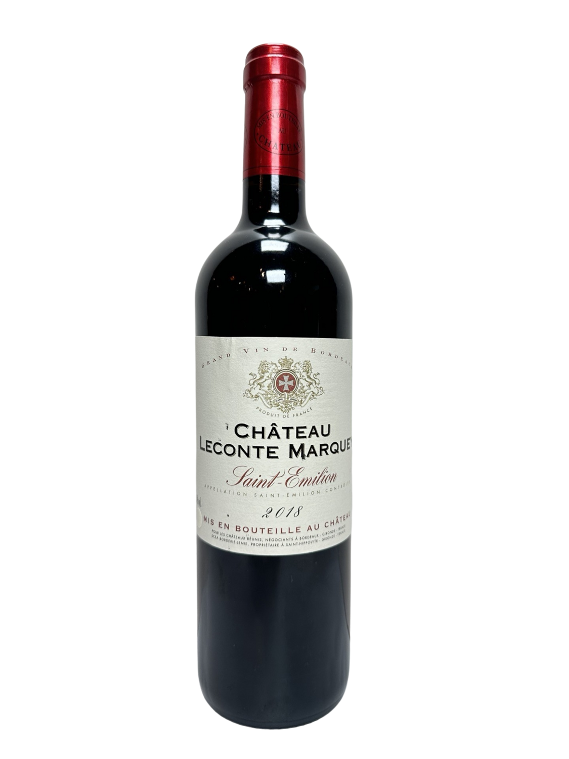 Chateau Leconte Marquee St. Emilion 2018 Red Bordeaux Wine