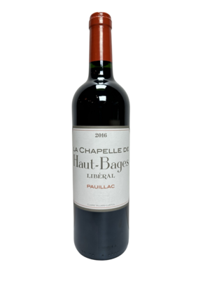 Chateau de Haut-Bages-Liberal La Chapelle 2016