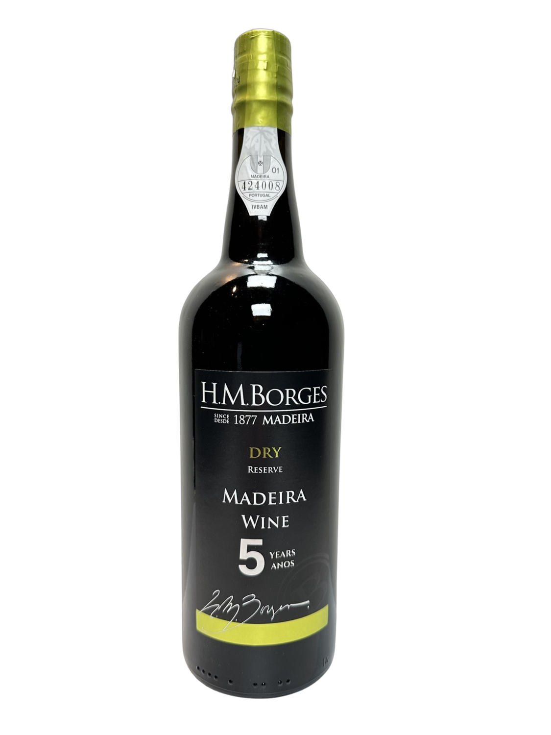 H.M. Borges White Madeira Dry 5 Yrs 750 mL