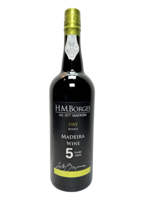 H.M. Borges White Madeira Dry 5 Yrs 750 mL