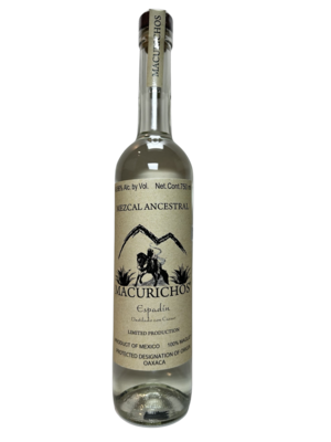 Mezcal Espadin Destilado con Cacao Macurichos 750 mL
