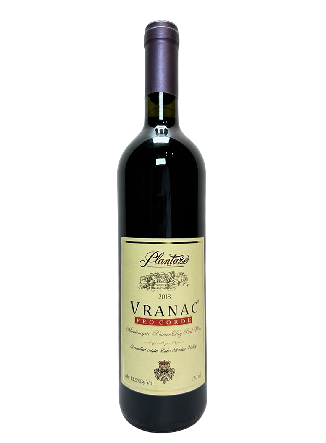 Vranac Pro Corde Plantaze 750 mL