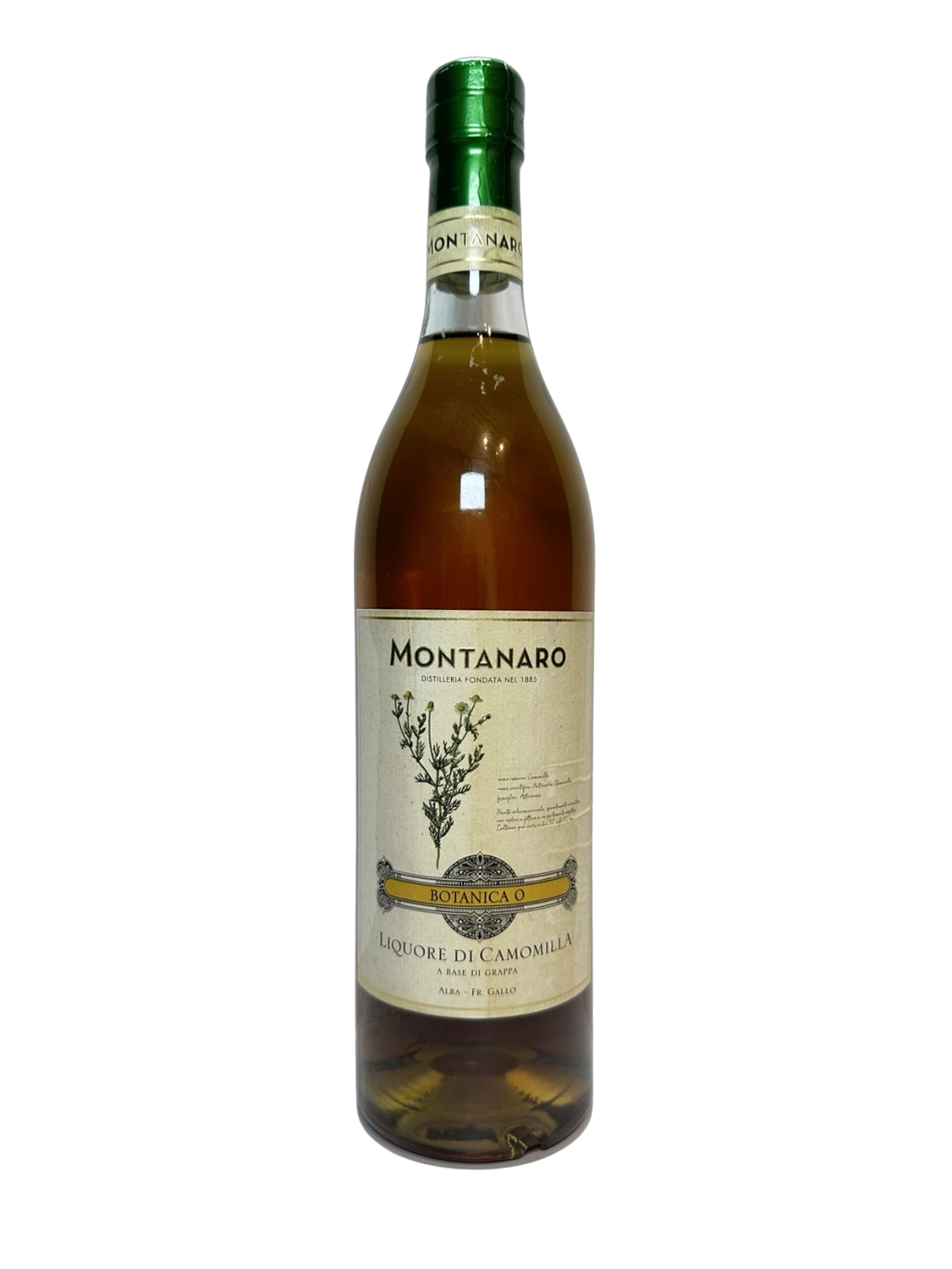 Montanaro Liquore alla Camomilla Grappa 750 mL