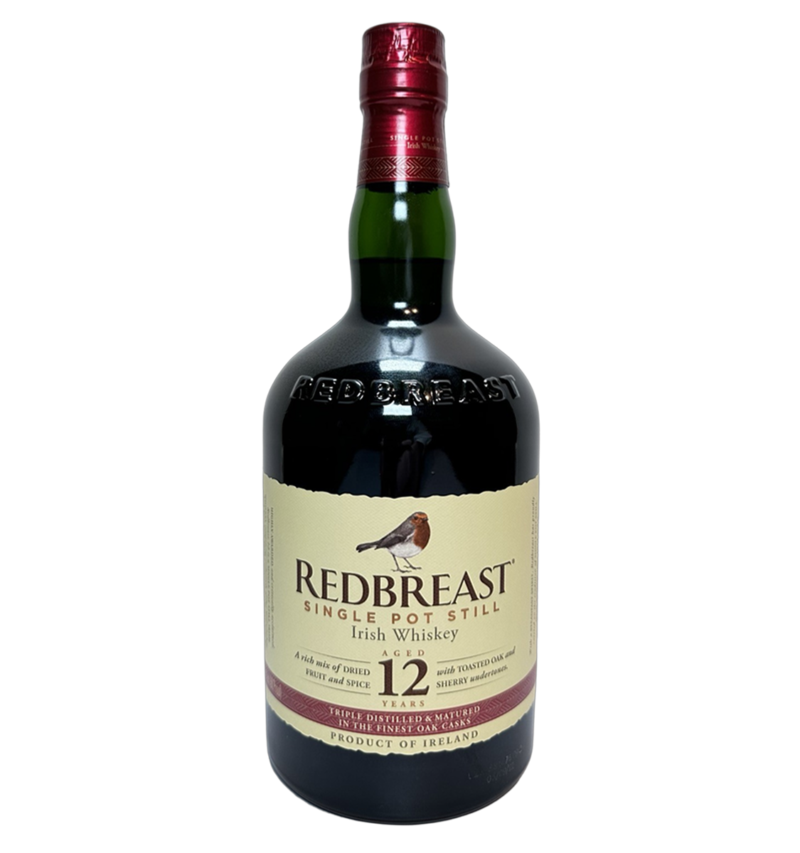 Redbreast Single Pot Still Irish Whiskey Aged 12 Years 750 mL