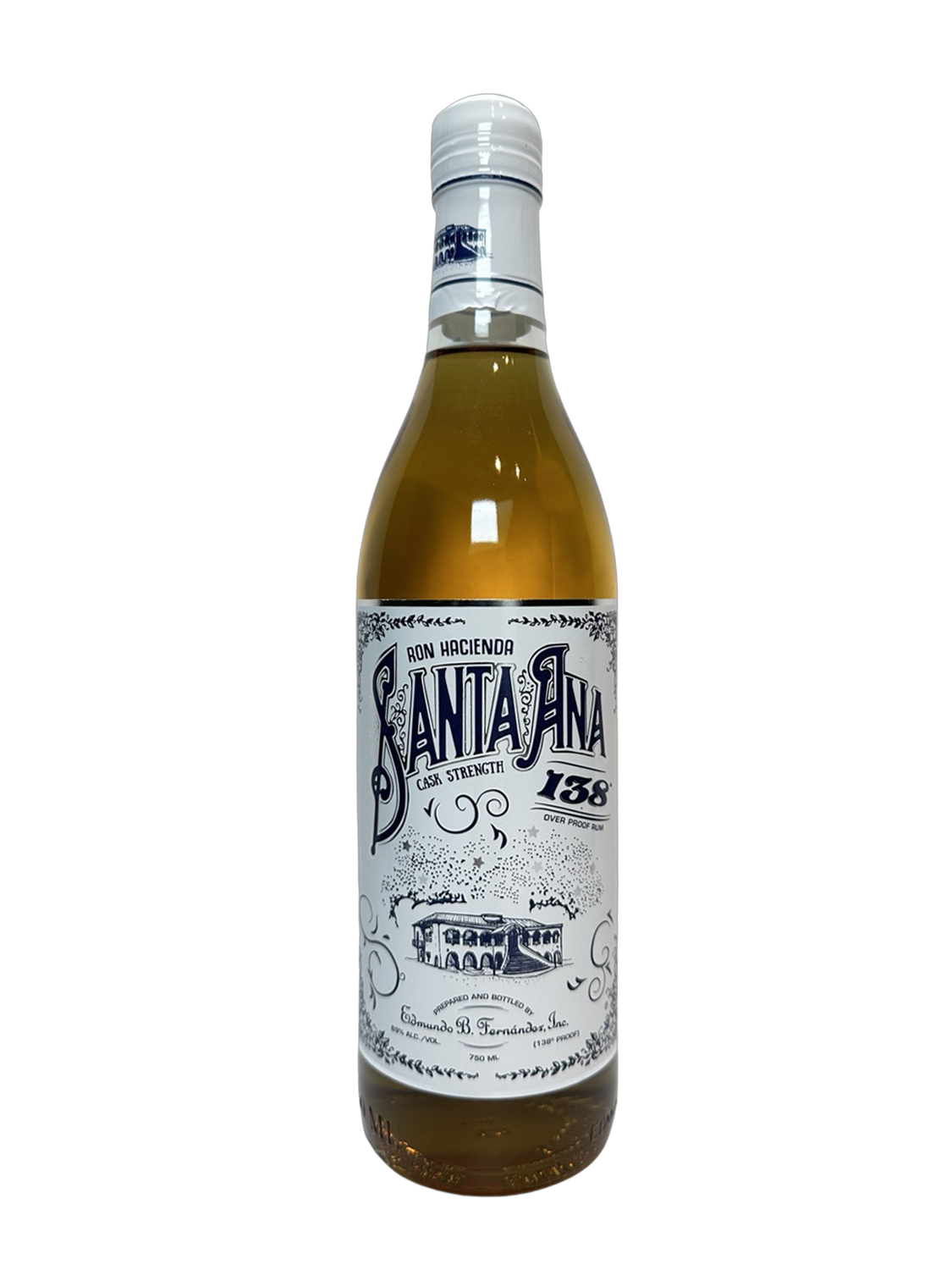 Ron Hacienda Santa Ana Cask Strength 138 proof 750 mL