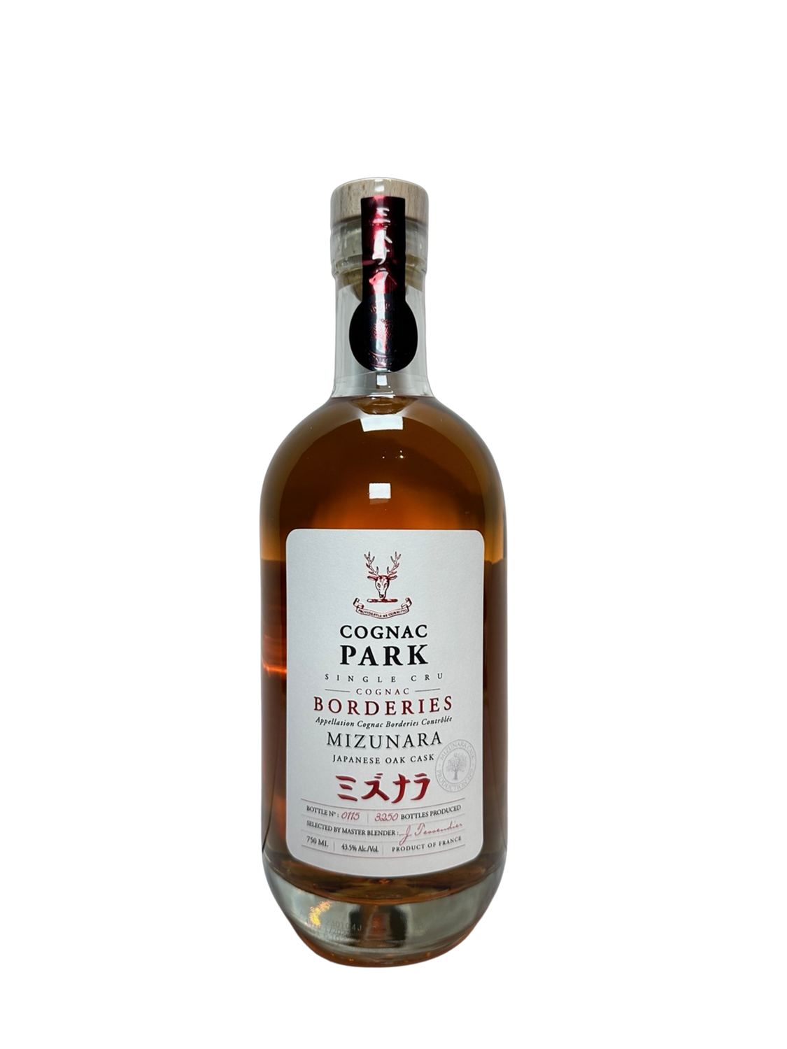 Cognac Park Cognac Borderies Mizunara Japanese Oak Cask 750 mL