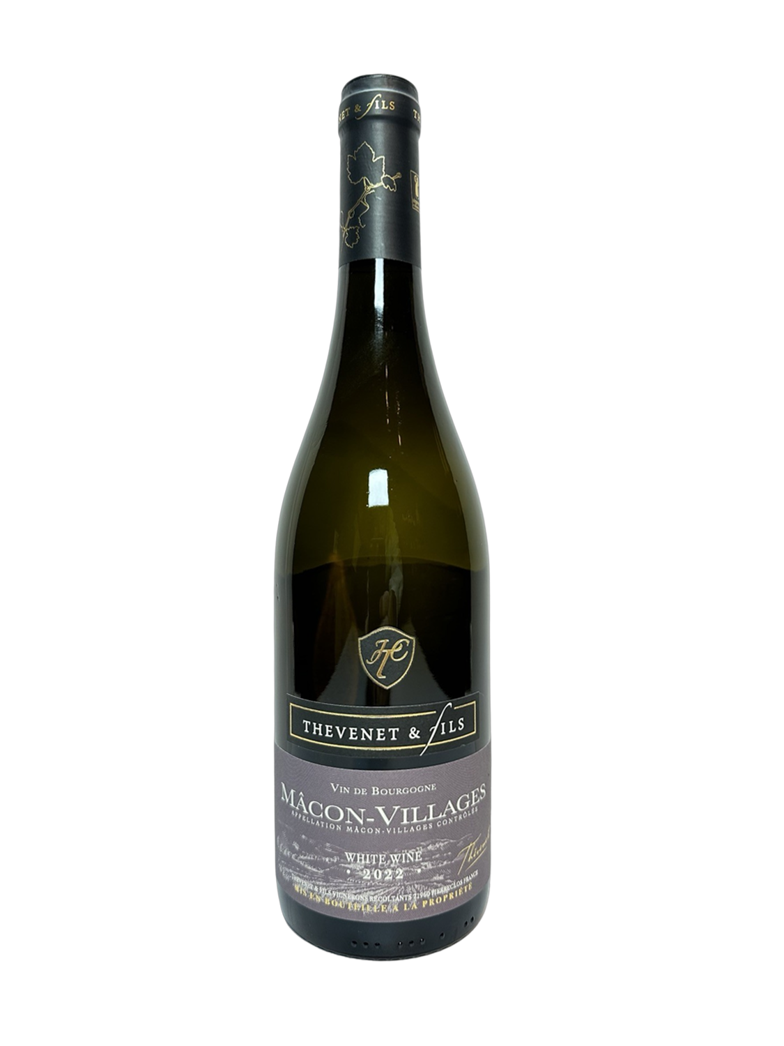 STOP PAY ATTENTION - Thevenet &amp; Fils Mâcon-Villages White Wine 750 mL