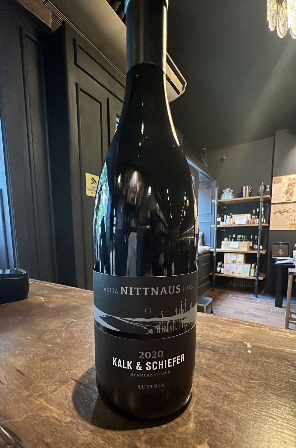 Anita Nittnaus Hans Kalk &amp; Schiefer Blaufrankisch 750 mL