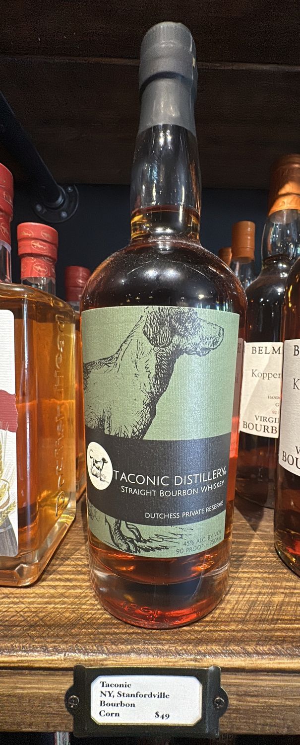 Taconic Distillery Straight Bourbon Whiskey Dutchess Private Reserve 750 mL