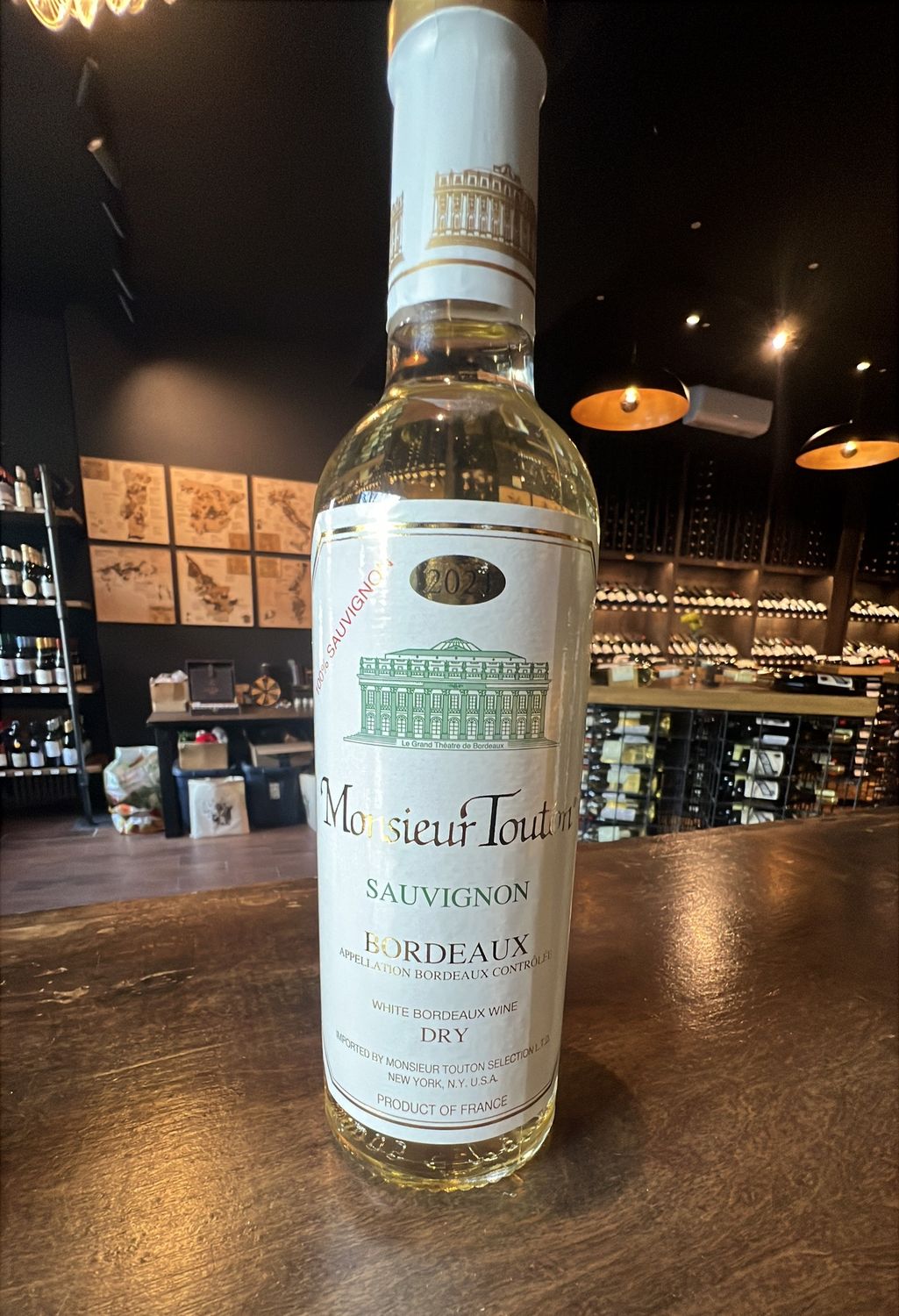 Monsieur Touton Bordeaux Blanc Sauvignon 375 mL