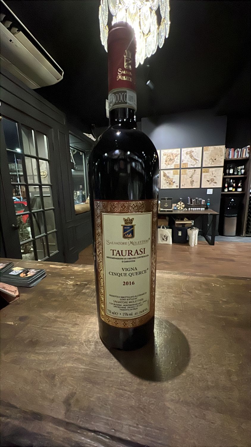 Salvatore Molettieri Taurasi Vigna Cinque Querce 750 mL