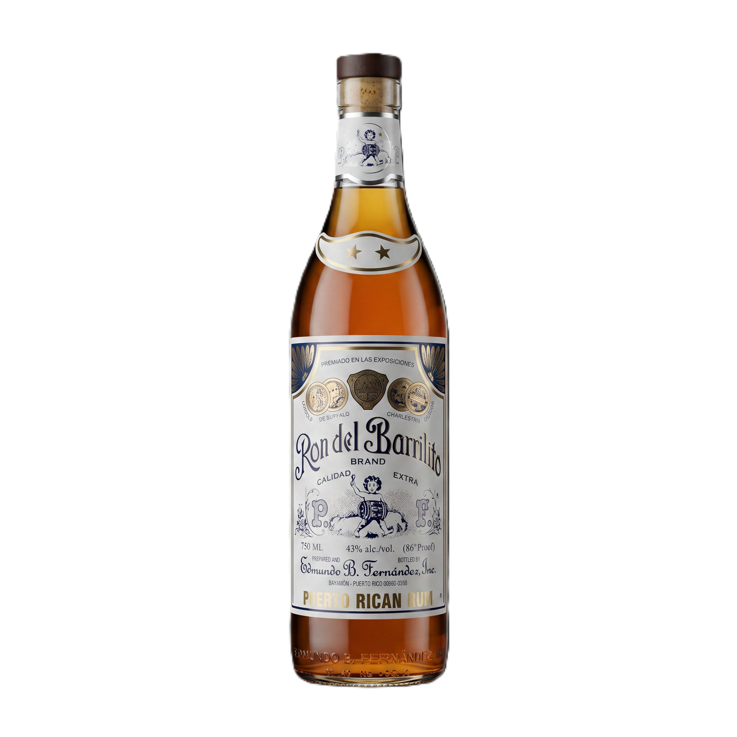Ron del Barrilito 2 Star 750 mL