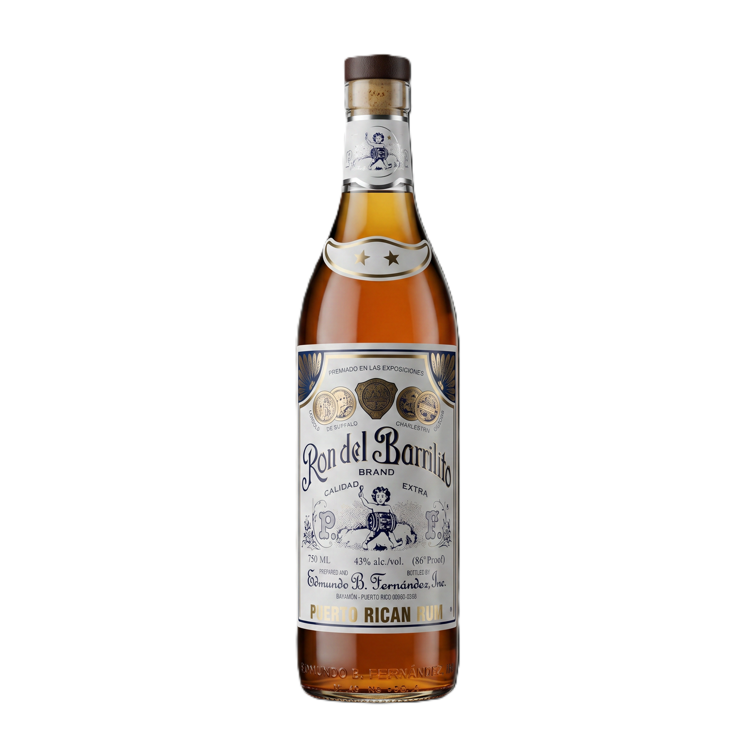 Ron del Barrilito 2 Star 750 mL