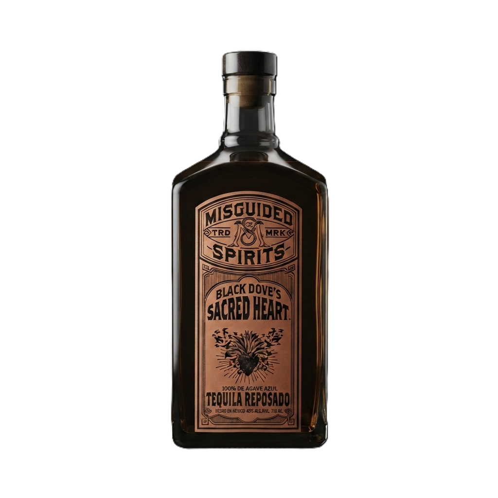 Misguided Black Dove’s Sacred Heart Tequila Reposado 750ML