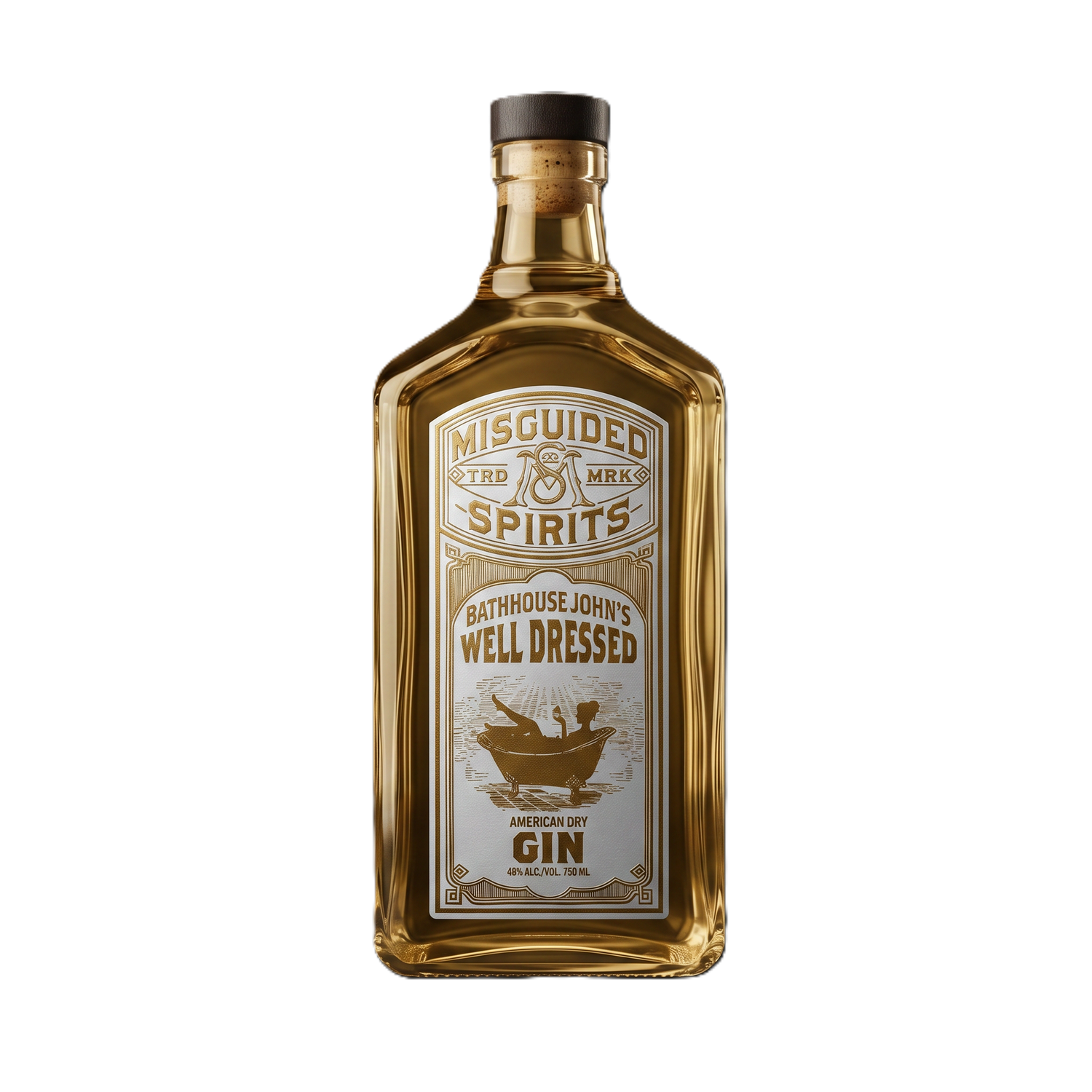 Misguided Bathhouse John’s Well Dressed Gin 750ML