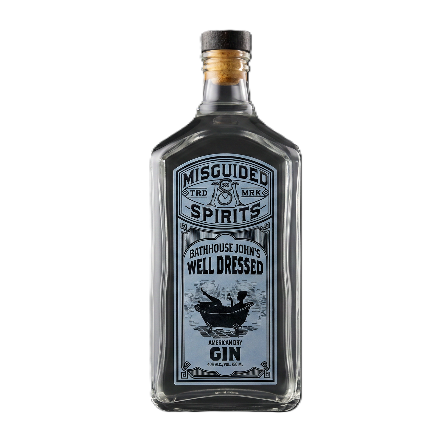 Misguided Bathhouse John’s Well Dressed Gin 750ML
