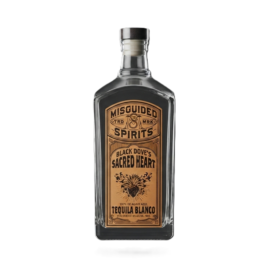 Misguided Black Dove’s Sacred Heart Tequila Blanco 750ML
