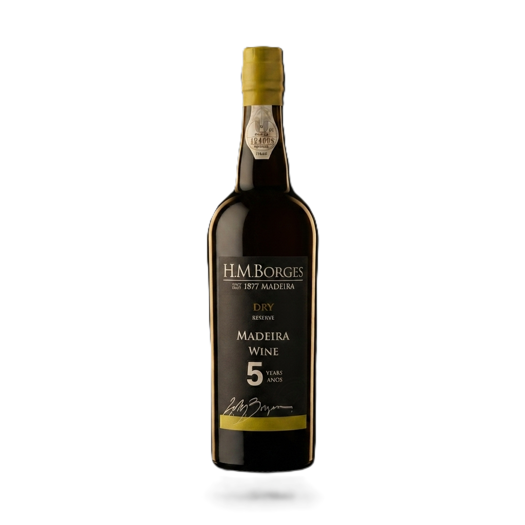 H.M. Borges White Madeira Dry 5 Yrs 750 mL