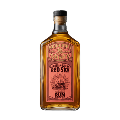 Misguided Spirits Caribbean Queen’s Red Sky Rum 750 mL