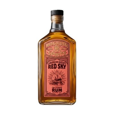 Misguided Spirits Caribbean Queen’s Red Sky Rum 750 mL
