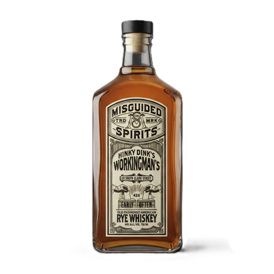 Misguided Hinky Dink’s Workingman’s Whiskey 750 mL